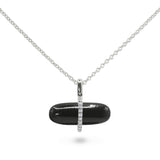 DIAMANTA BLACK ONYX NECKLACE