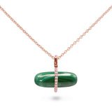 DIAMANTA MALACHITE NECKLACE