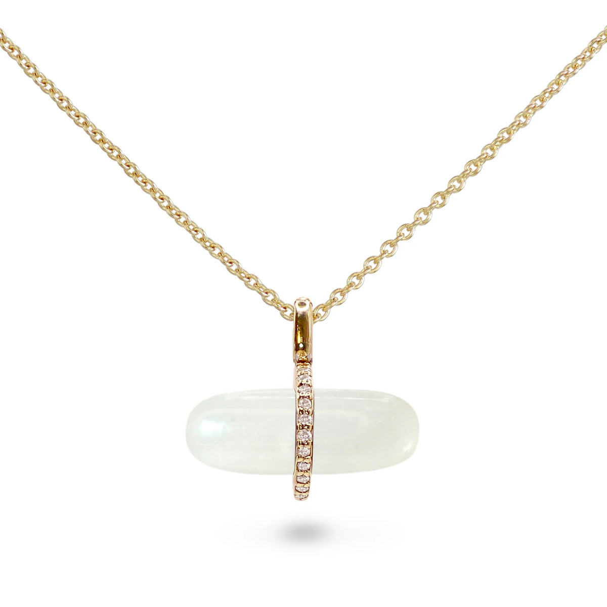 DIAMANTA MOONSTONE NECKLACE