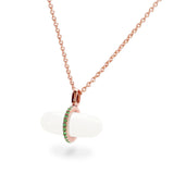 GEMMA SNOW QUARTZ NECKLACE