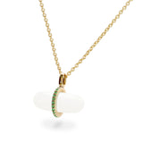 GEMMA SNOW QUARTZ NECKLACE