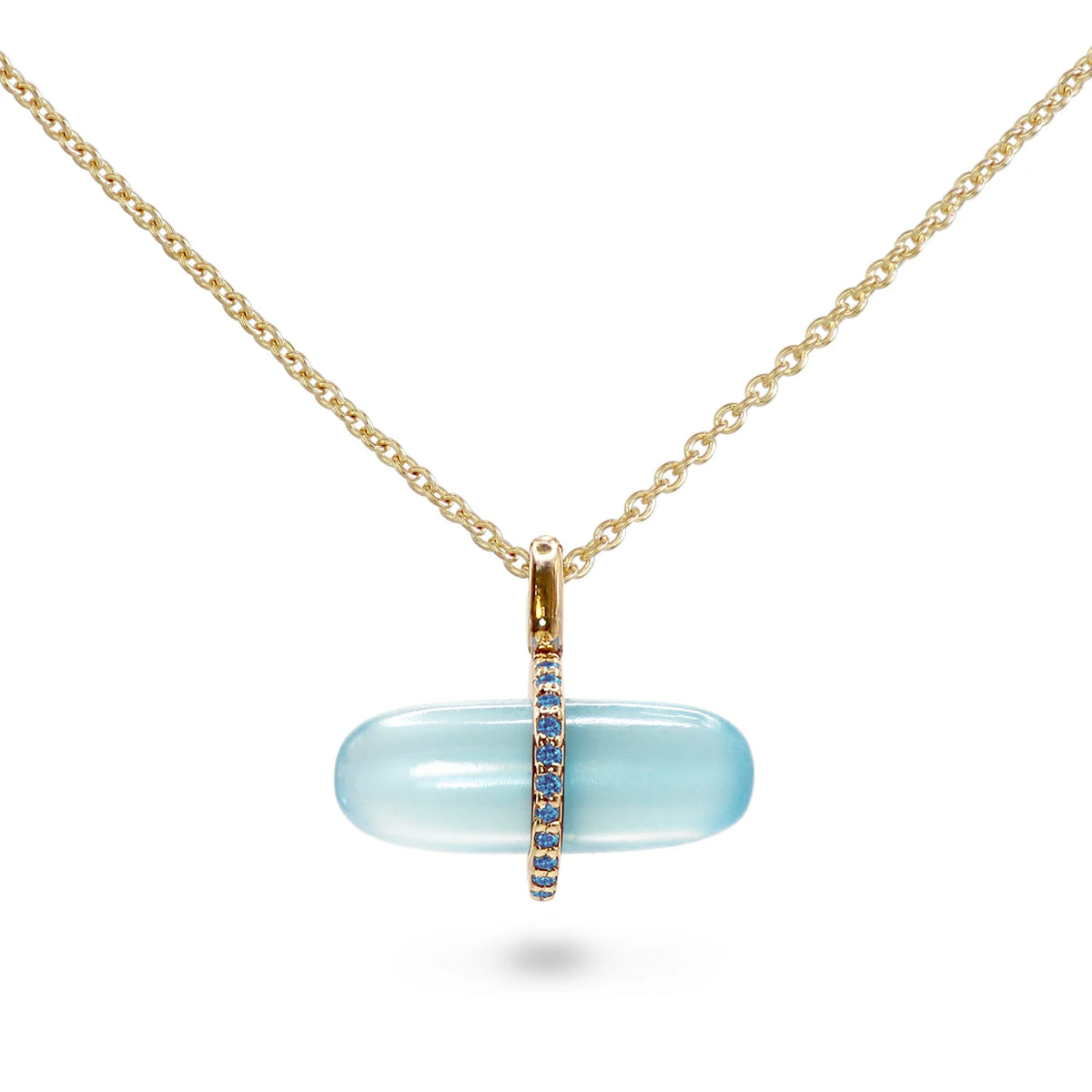 GEMMA SKY AGATE NECKLACE