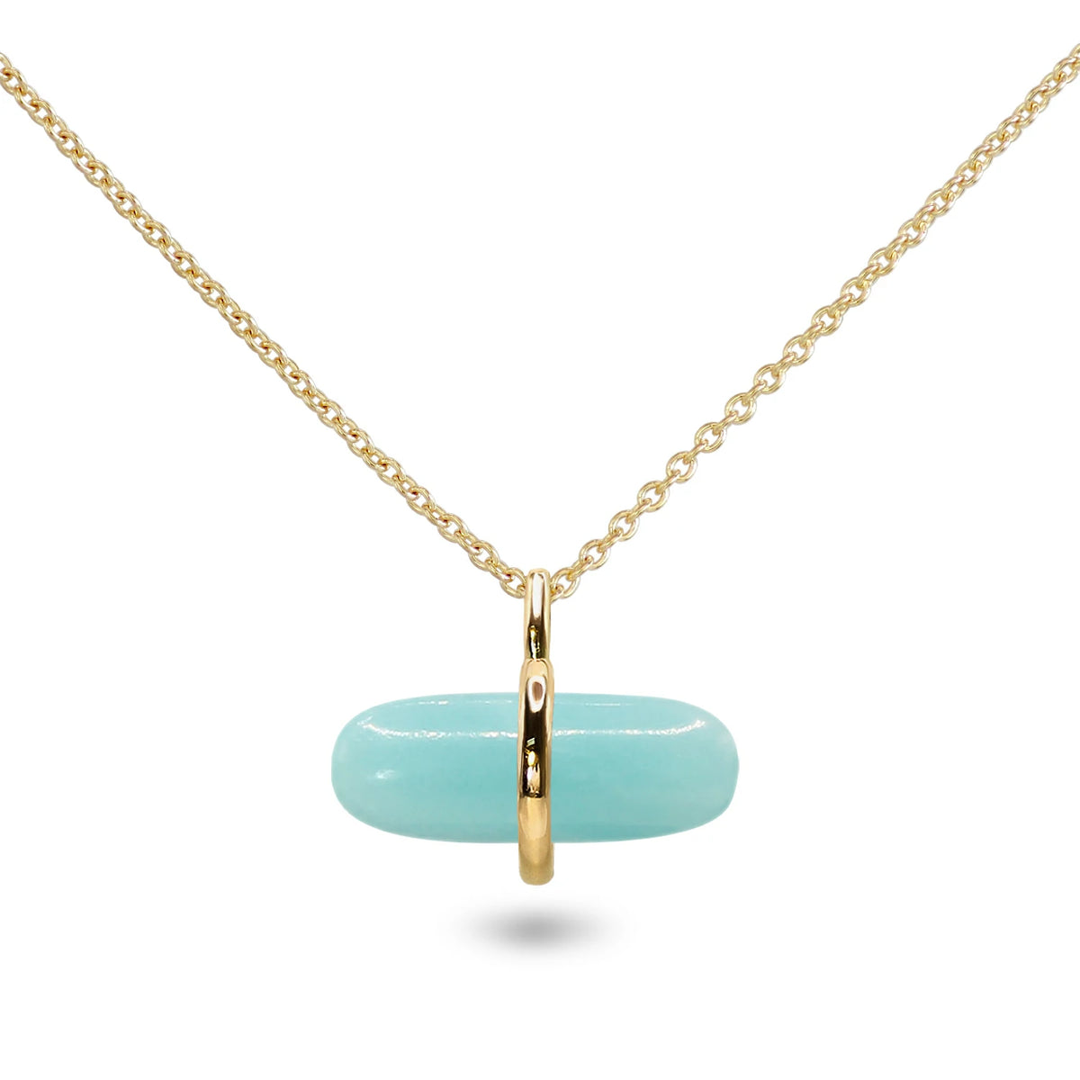 AURUM AMAZONITE NECKLACE